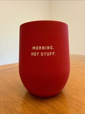 Peet’s - ‘Morning, Hot Stuff’ - Swig Red Travel Mug‎